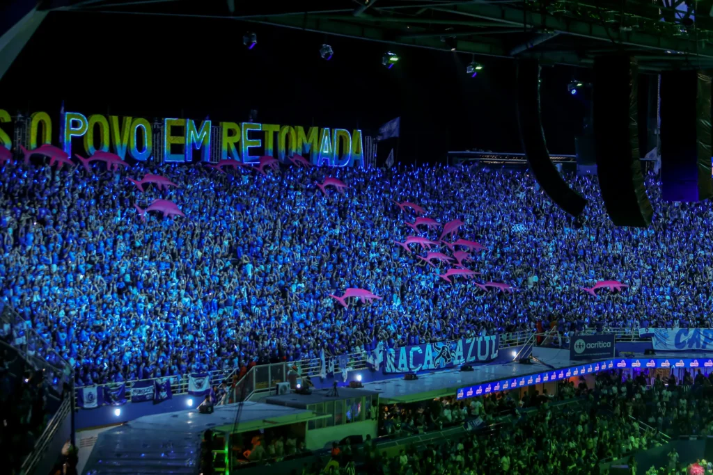 A beleza, energia e garra da nação azul e branca.